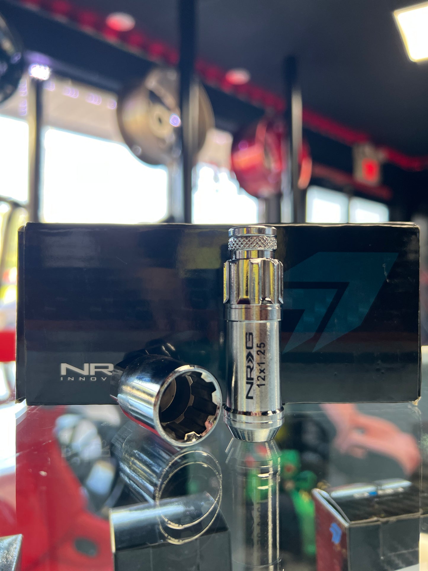 NRG LUG NUTS CHROME (LONG)