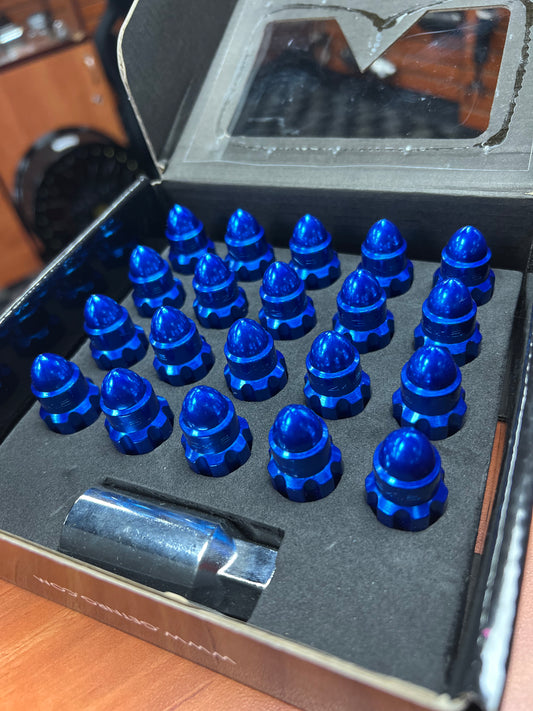 NRG LUG NUTS BLUE