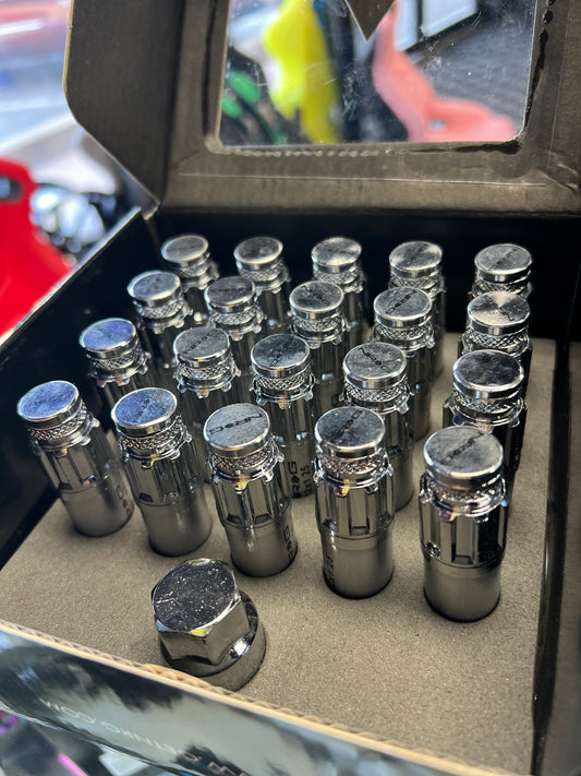 NRG LUG NUTS CHROME (LONG)